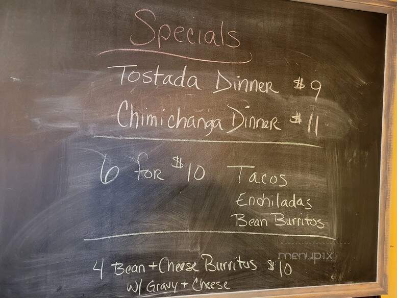 Mario's Mexican Restaurant - Adrian, MI menu_pic