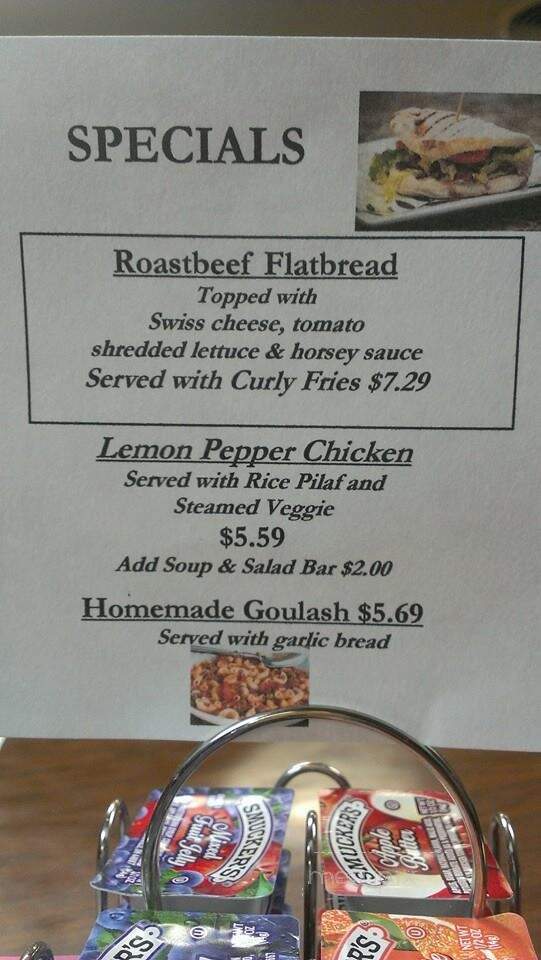 Sally's Family Restaurant - White Cloud, MI menu_pic