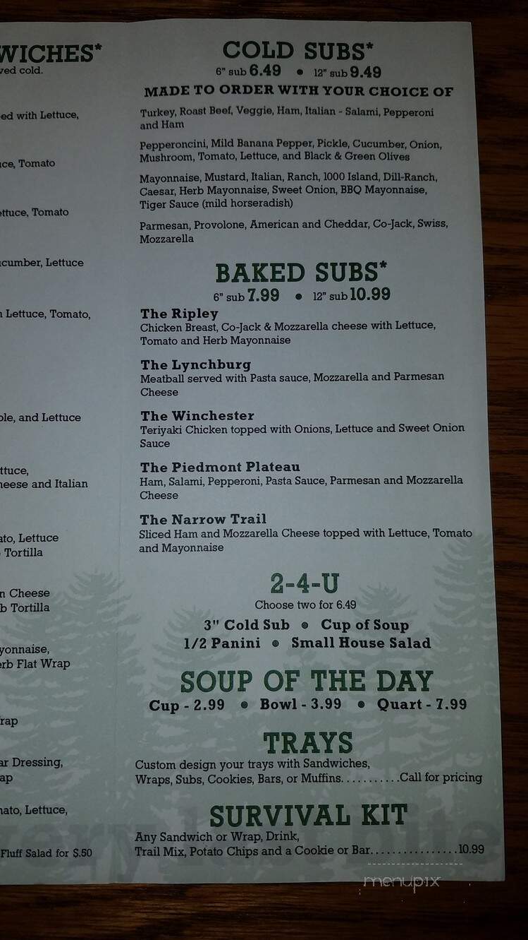 Wolfies Sandwiches - Zeeland, MI menu_pic