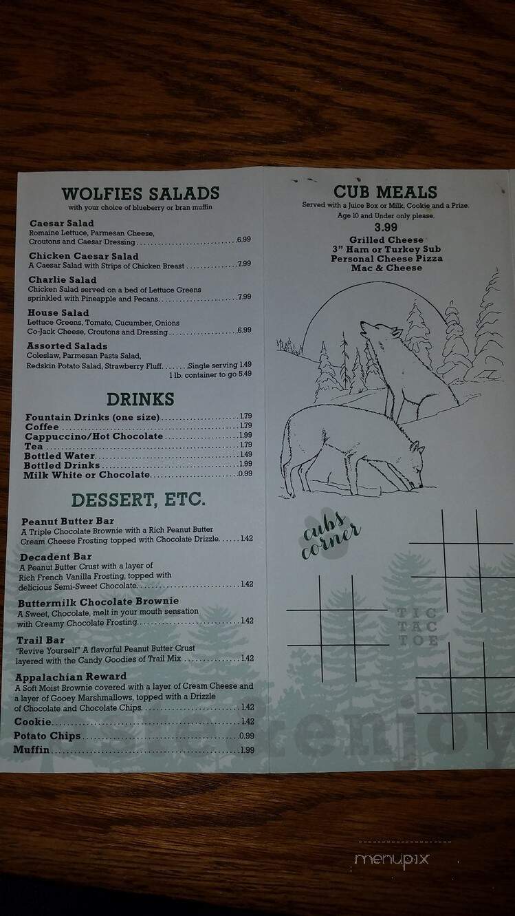 Wolfies Sandwiches - Zeeland, MI menu_pic