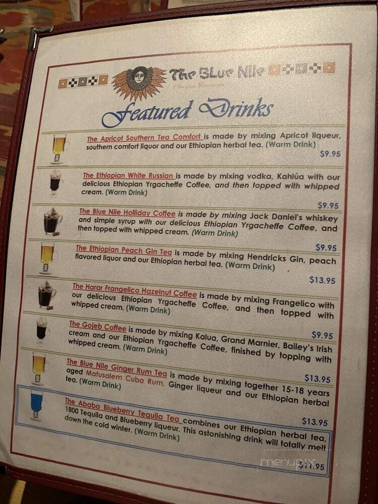 Blue Nile Of Ann Arbor - Ann Arbor, MI menu_pic
