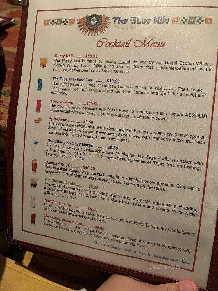 Blue Nile Of Ann Arbor - Ann Arbor, MI menu_pic