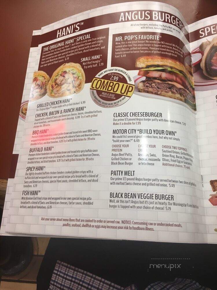 National Coney Island - Clinton Township, MI menu_pic