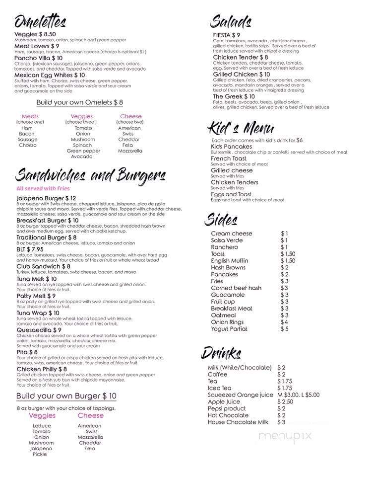 Orchid Cafe II - Troy, MI menu_pic