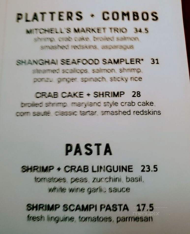Mitchell's Fish Market - Livonia, MI menu_pic
