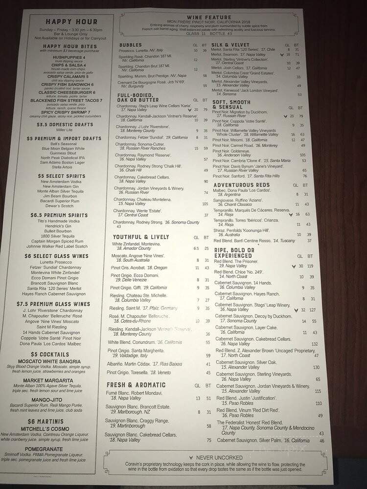 Mitchell's Fish Market - Livonia, MI menu_pic