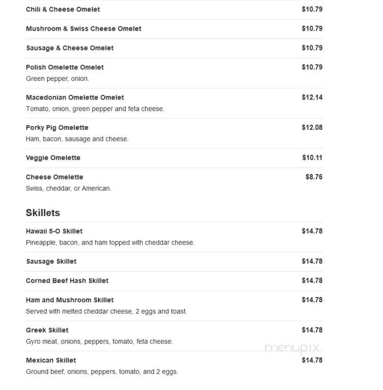 Golden Grill Restaurant - Redford, MI menu_pic