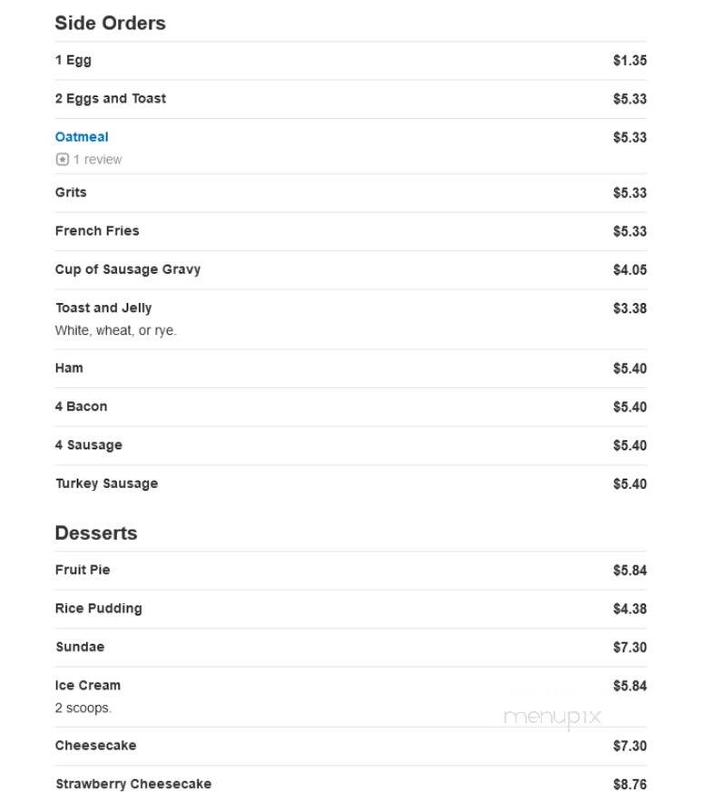 Golden Grill Restaurant - Redford, MI menu_pic