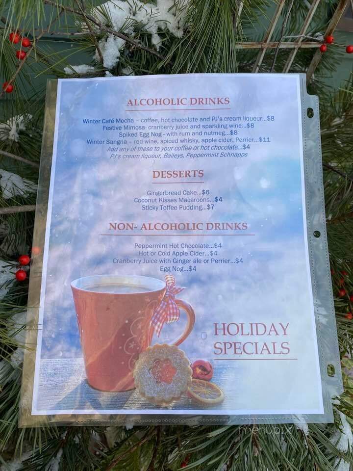 Yellow Canoe Cafe - Merrickville-Wolford, ON menu_pic