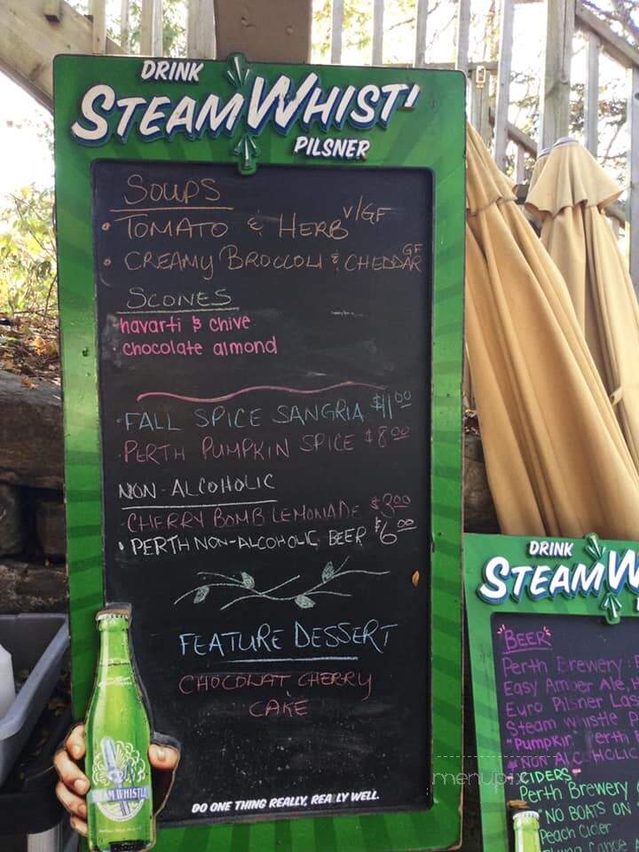 Yellow Canoe Cafe - Merrickville-Wolford, ON menu_pic