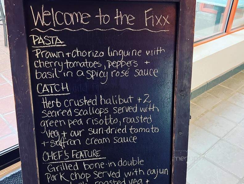 The Fixx Cafe & Pasta Bar - Kelowna, BC menu_pic
