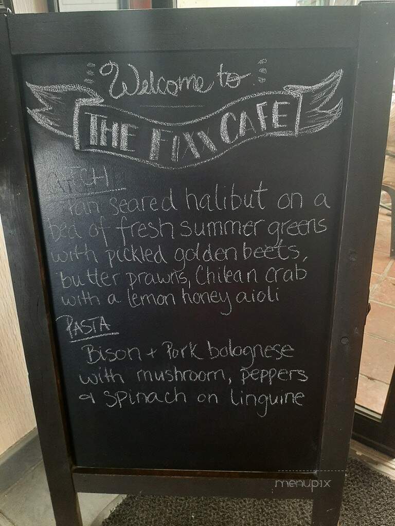 The Fixx Cafe & Pasta Bar - Kelowna, BC menu_pic