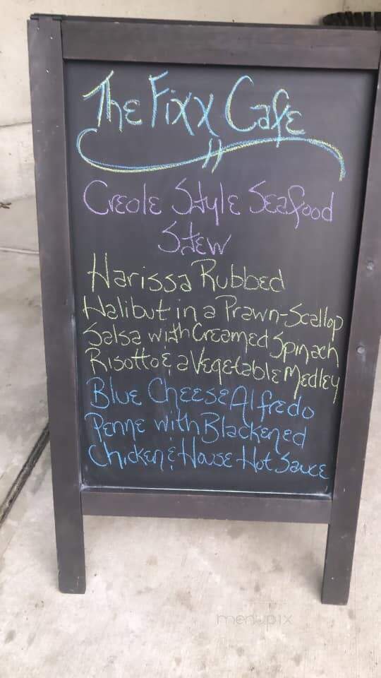 The Fixx Cafe & Pasta Bar - Kelowna, BC menu_pic
