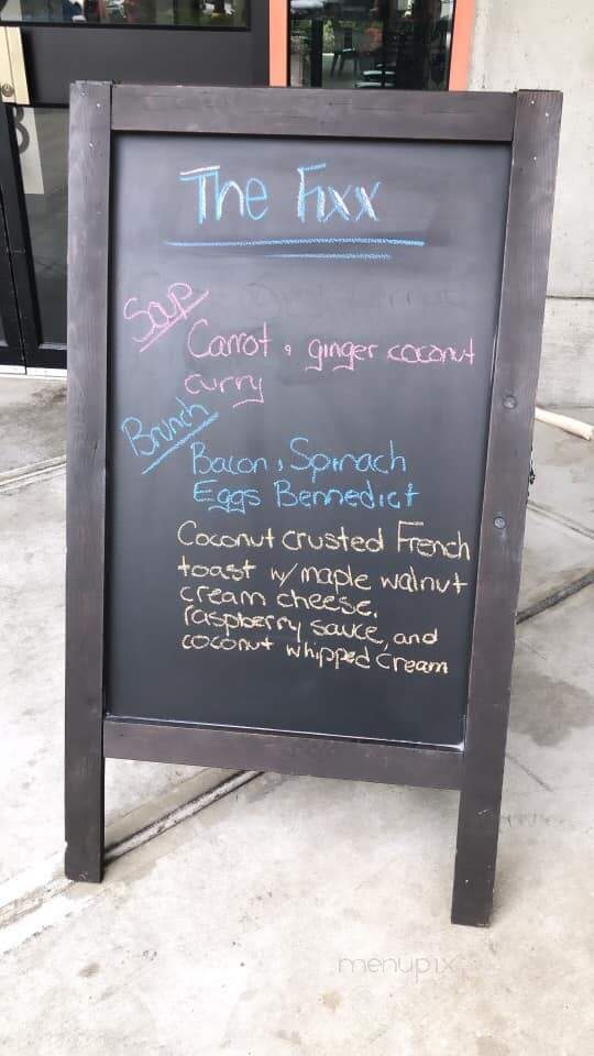 The Fixx Cafe & Pasta Bar - Kelowna, BC menu_pic