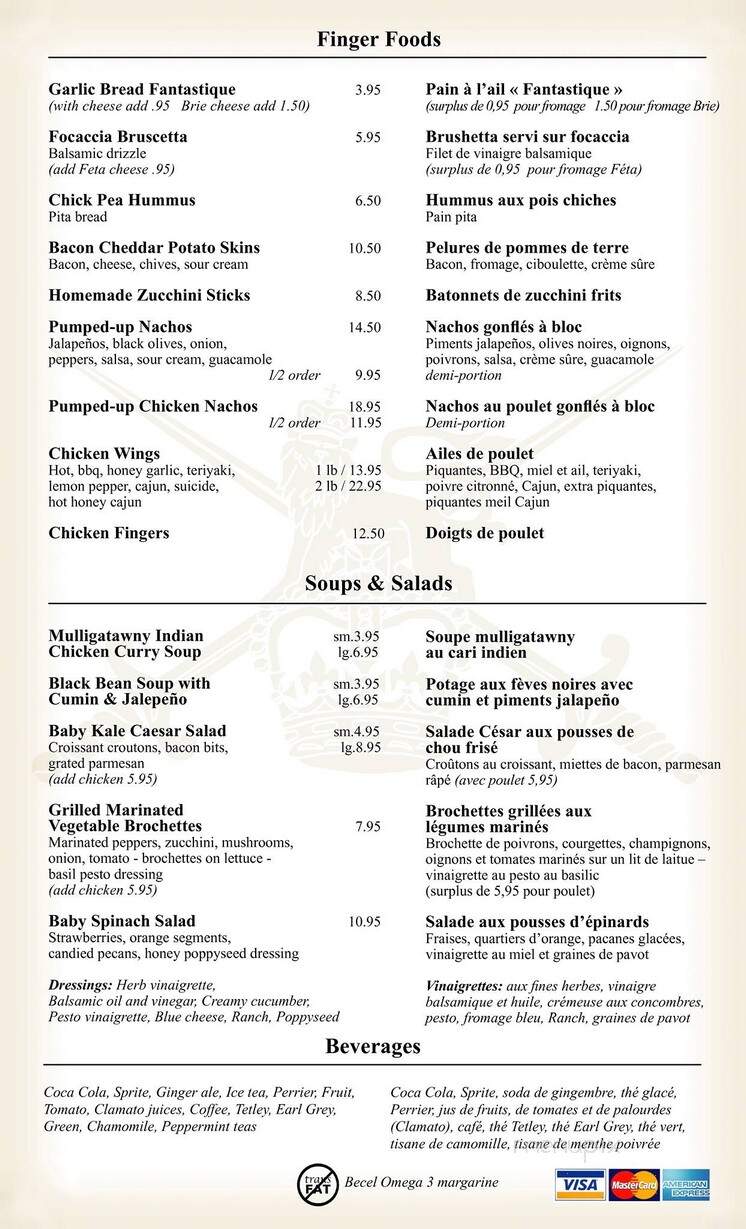 Lieutenant's Pump - Ottawa, ON menu_pic