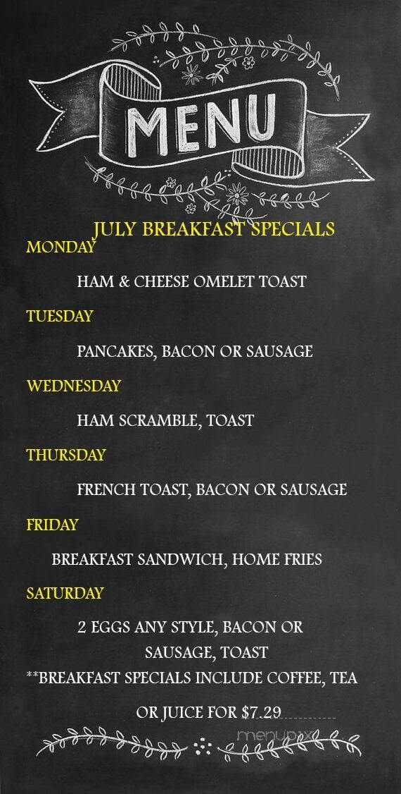 Courtyard at Ramada - Fredericton, NB menu_pic