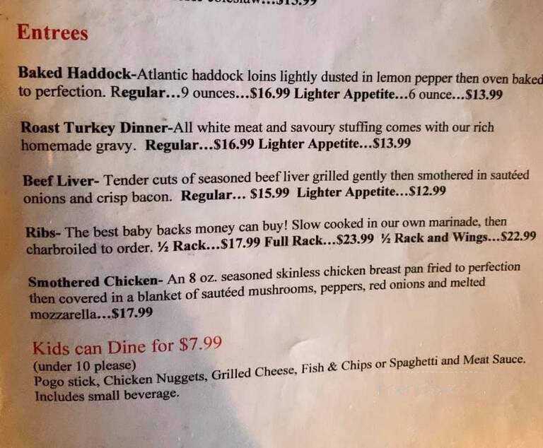 Courtyard at Ramada - Fredericton, NB menu_pic