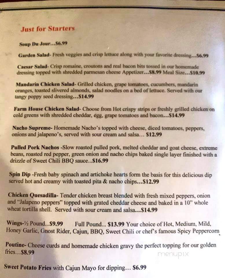 Courtyard at Ramada - Fredericton, NB menu_pic