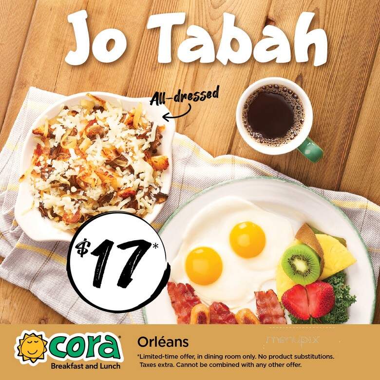 Cora's Breakfast & Lunch - Ottawa, ON menu_pic