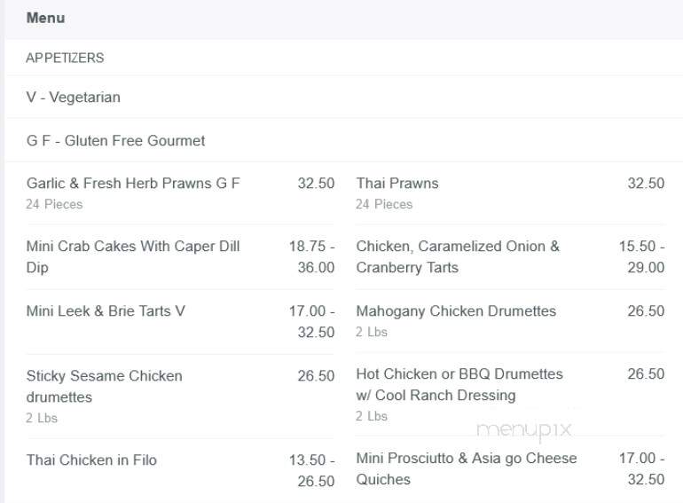 Meez - Calgary, AB menu_pic