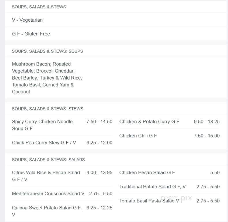 Meez - Calgary, AB menu_pic