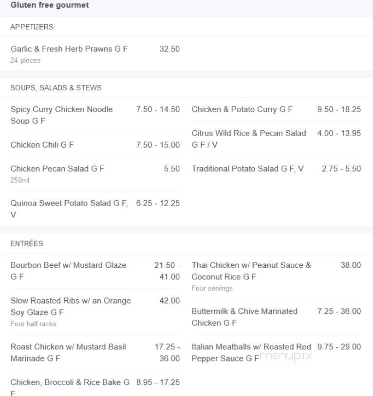 Meez - Calgary, AB menu_pic