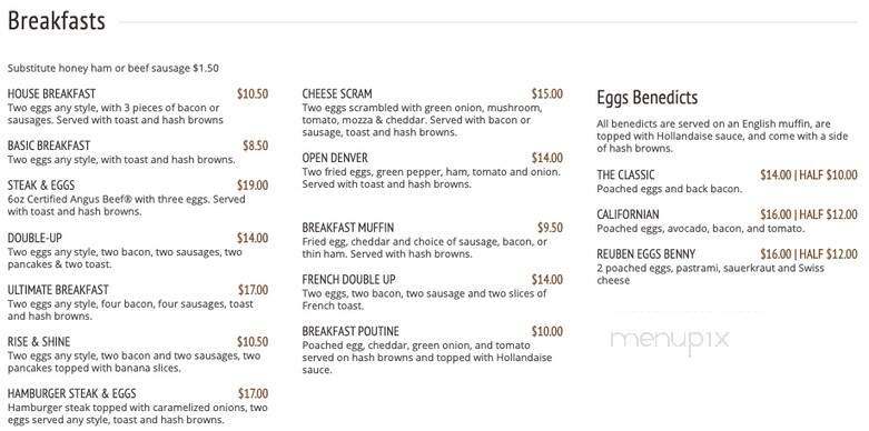 Muggn'Z Family Restaurant - Edmonton, AB menu_pic