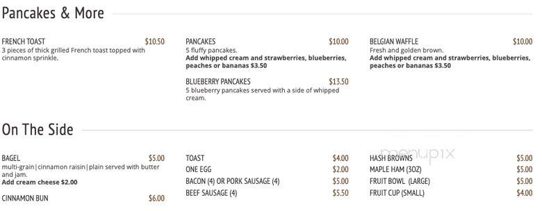 Muggn'Z Family Restaurant - Edmonton, AB menu_pic