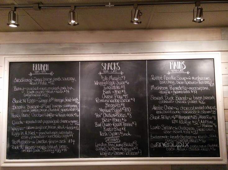 Carden Street Cafe - Guelph, ON menu_pic