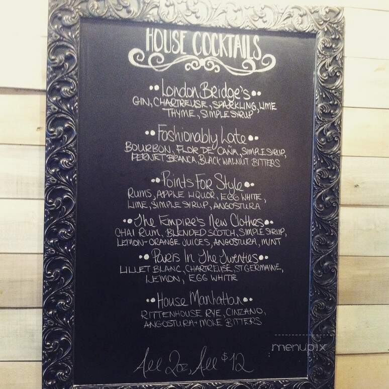 Carden Street Cafe - Guelph, ON menu_pic