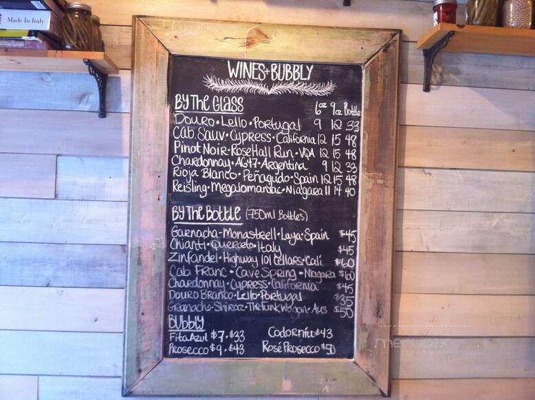 Carden Street Cafe - Guelph, ON menu_pic