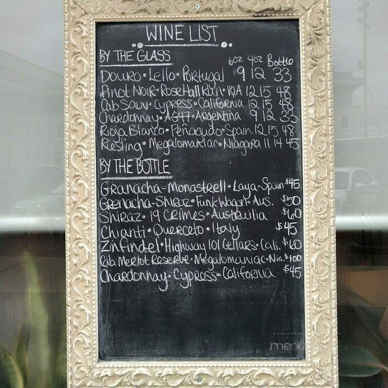 Carden Street Cafe - Guelph, ON menu_pic