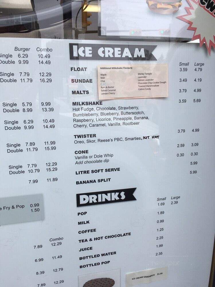 Inglewood Drive in - Calgary, AB menu_pic