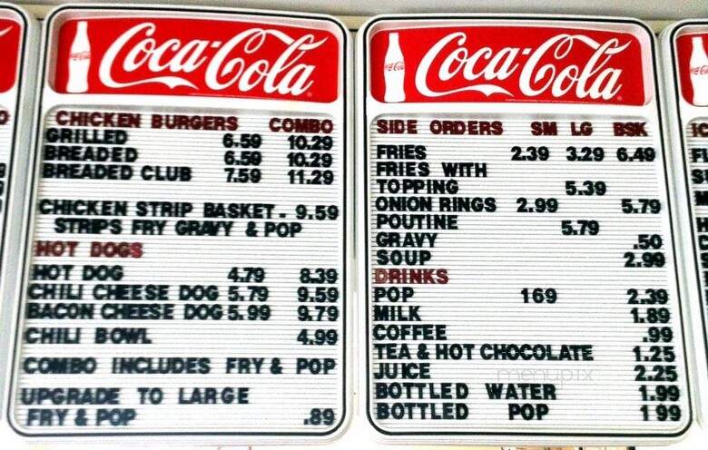 Inglewood Drive in - Calgary, AB menu_pic