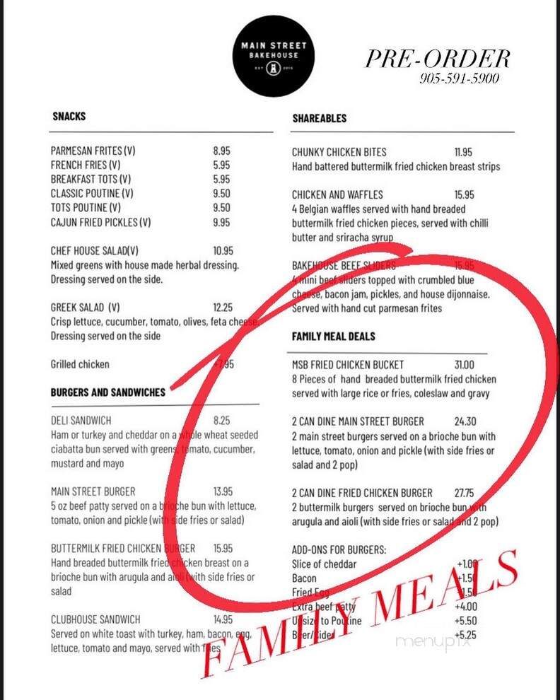 Main Street Bistro - Whitchurch-Stouffville, ON menu_pic