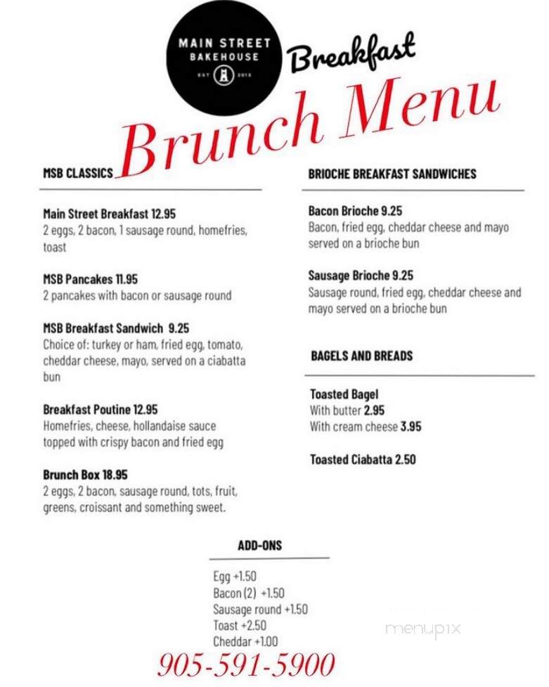 Main Street Bistro - Whitchurch-Stouffville, ON menu_pic