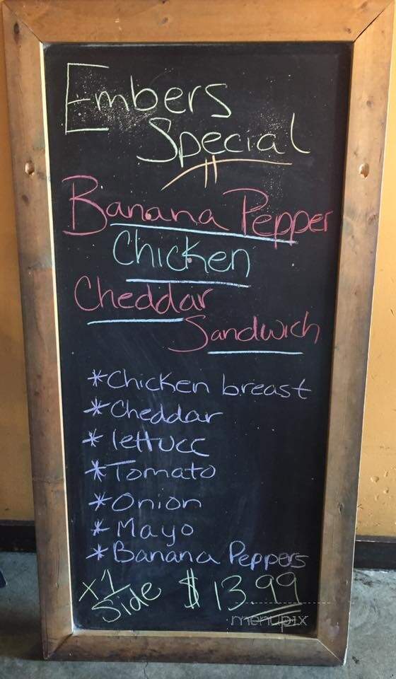 Embers Bbq House Inc - Mission, BC menu_pic