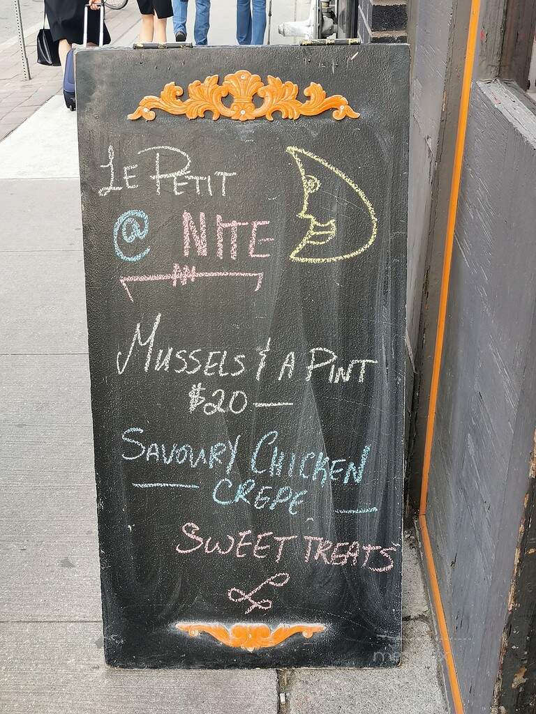 Petit Dejeuner - Toronto, ON menu_pic