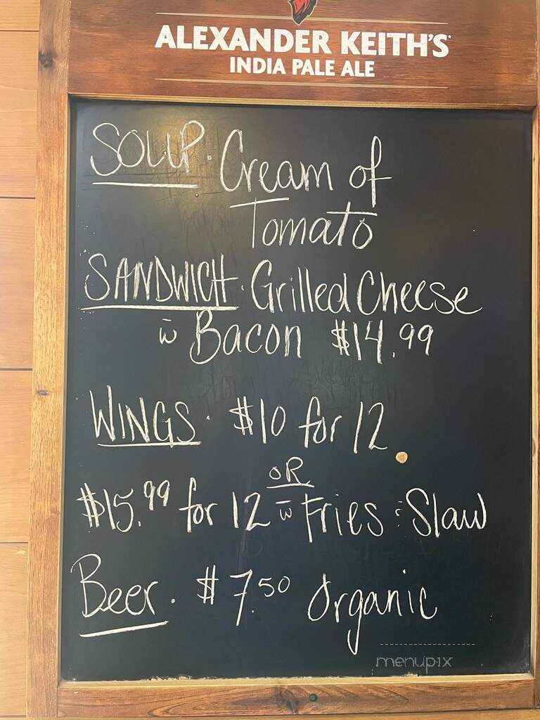 Marlborough Pub & Eatery - Ottawa, ON menu_pic