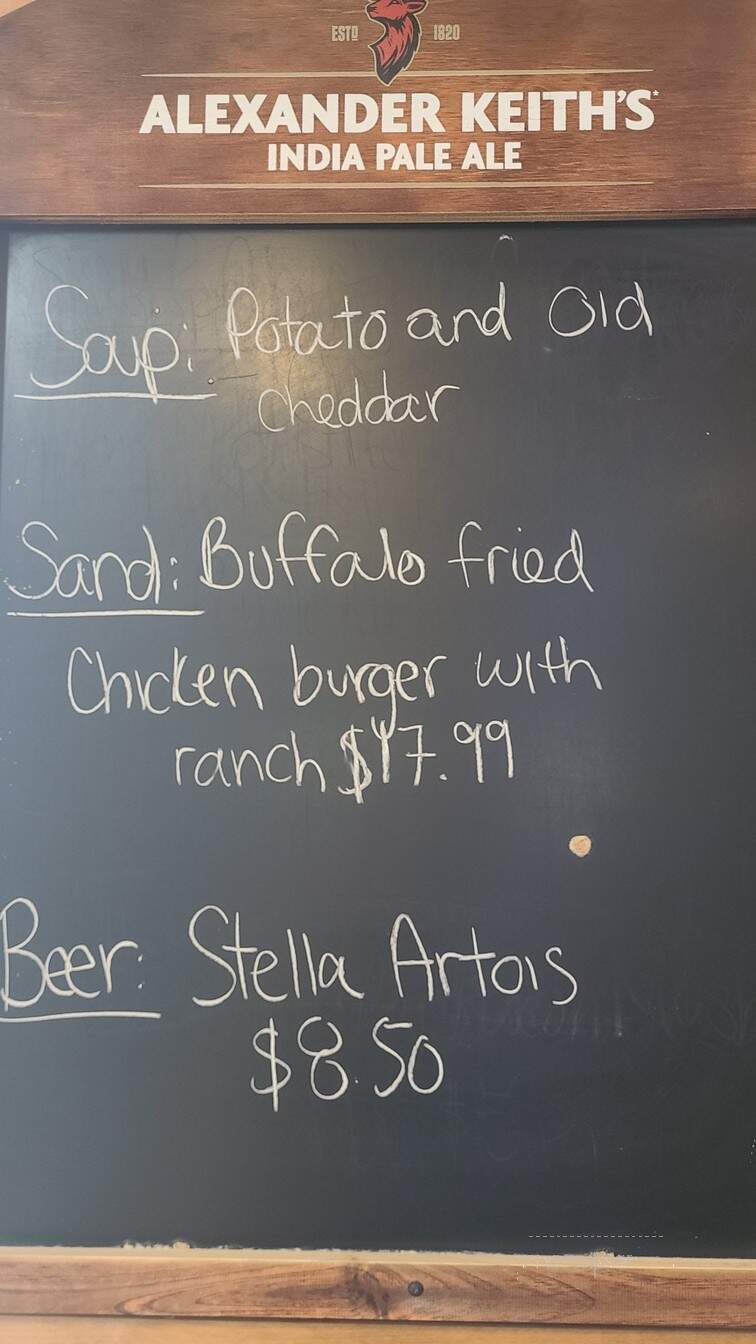 Marlborough Pub & Eatery - Ottawa, ON menu_pic
