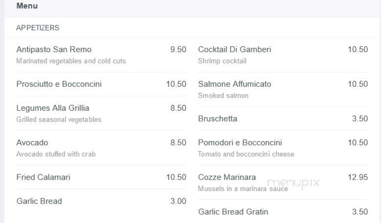California Pizza - Montreal, QC menu_pic