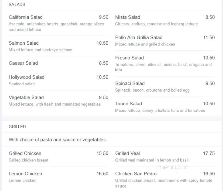 California Pizza - Montreal, QC menu_pic