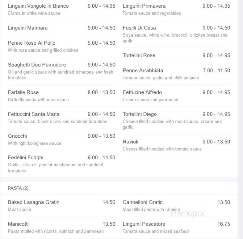 California Pizza - Montreal, QC menu_pic