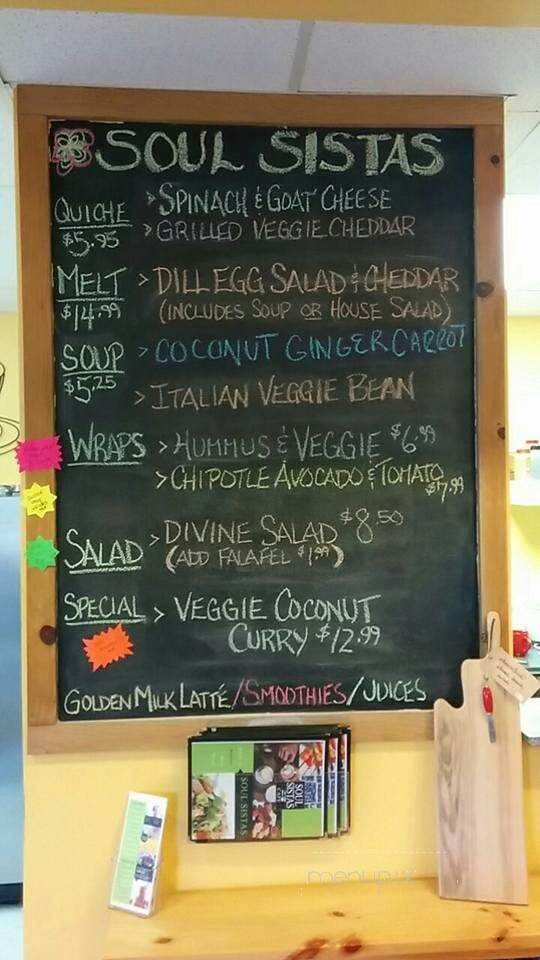 Soul Sistas Wellness Kitchen - Huntsville, ON menu_pic