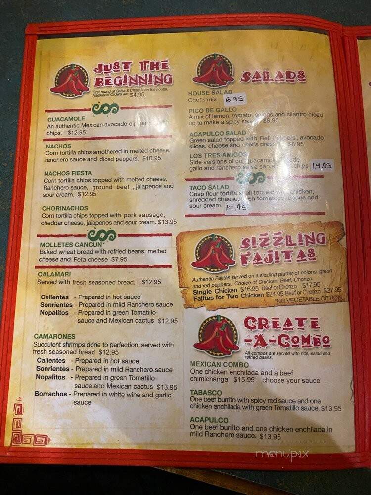 Mexico Lindo - Toronto, ON menu_pic