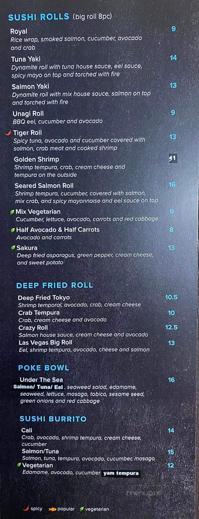 Quick Sushi - Windsor, ON menu_pic