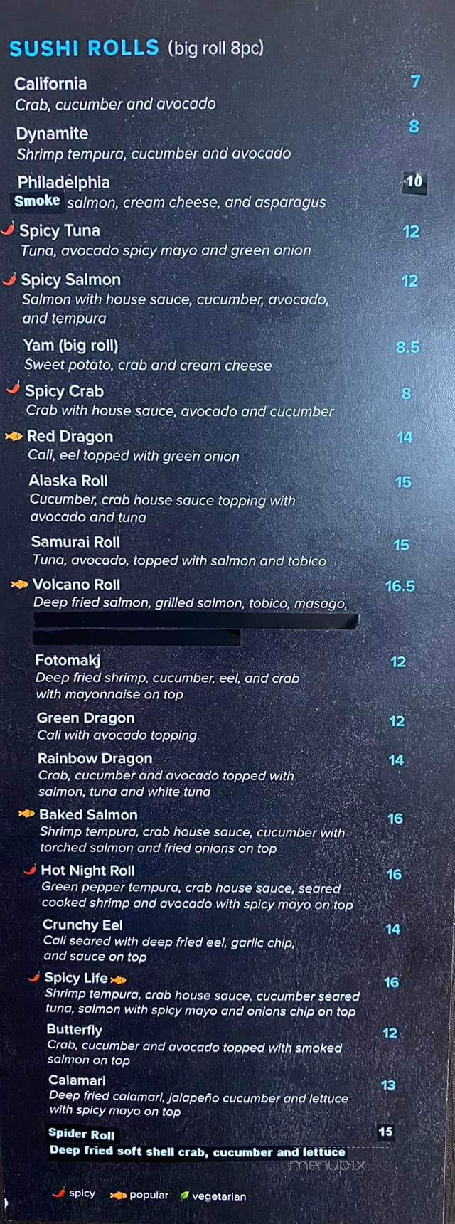 Quick Sushi - Windsor, ON menu_pic