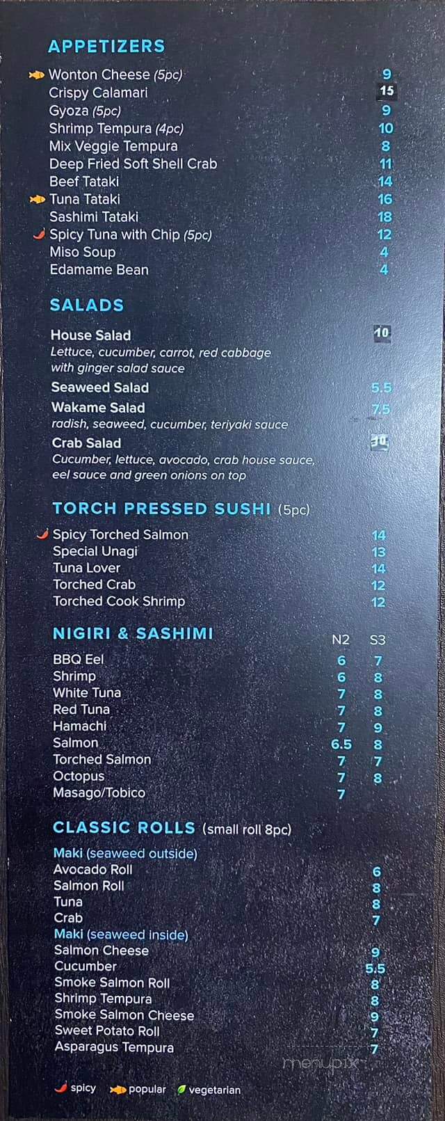 Quick Sushi - Windsor, ON menu_pic