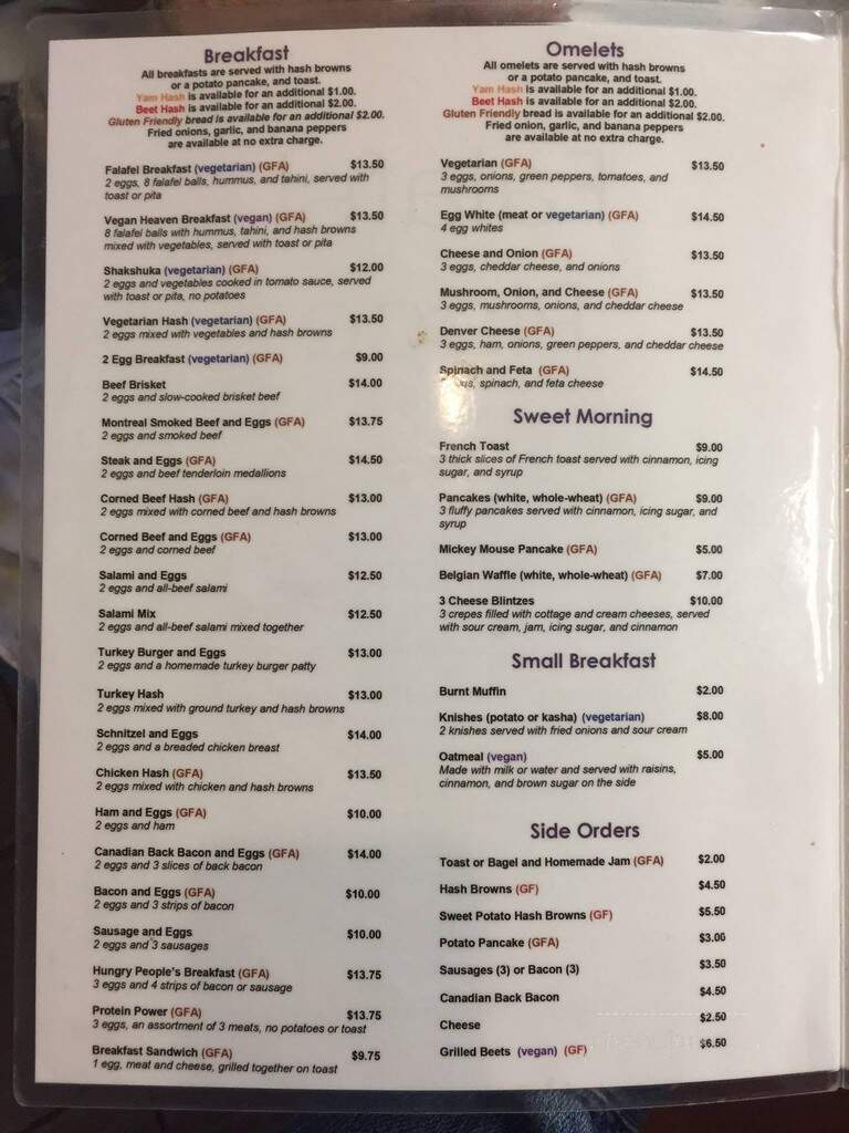 Falafel Place - Winnipeg, MB menu_pic