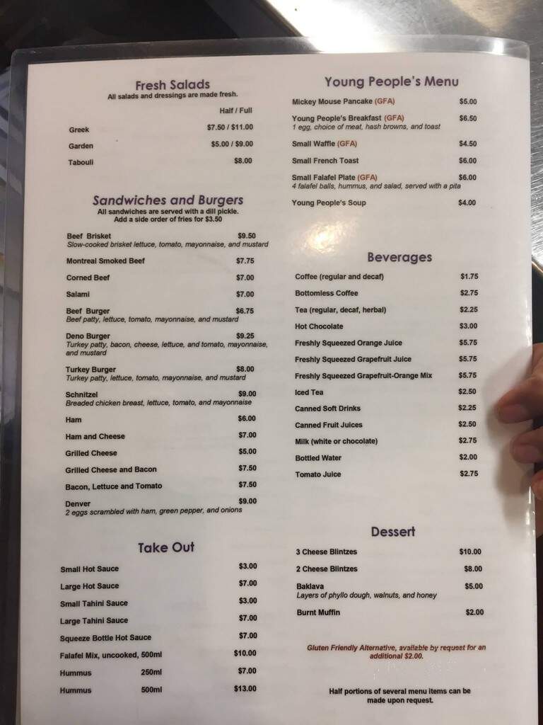 Falafel Place - Winnipeg, MB menu_pic